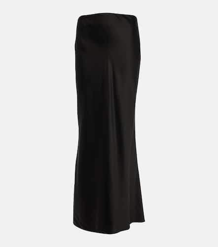 The Sei Silk Midi Skirt for Women