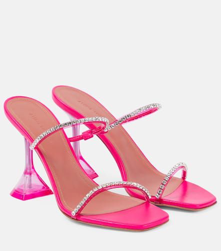 Gilda 95 embellished PVC sandals - Amina Muaddi - Modalova