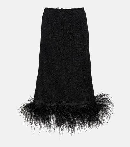 OsÃ©ree LumiÃ¨re Plumage midi skirt - Oseree - Modalova