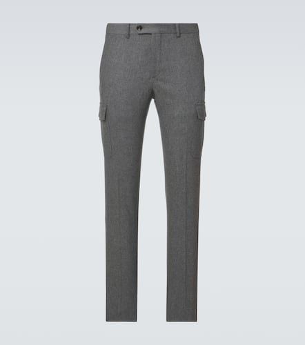 Pantaloni tapered in lana e cashmere - Incotex - Modalova