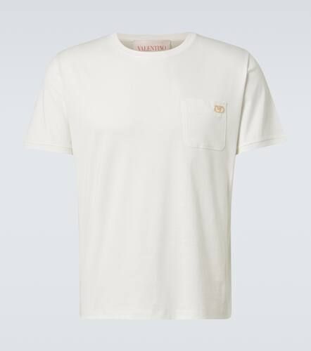 T-Shirt VLogo Signature aus Baumwoll-Jersey - Valentino - Modalova