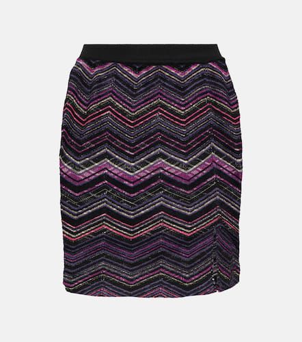 Wool-blend high-rise miniskirt - Missoni - Modalova