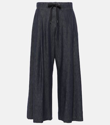 Jeans flared de tiro medio cropped - Brunello Cucinelli - Modalova