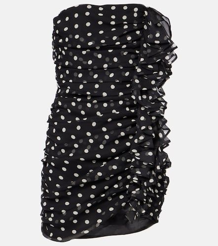 Polka-dot silk chiffon minidress - Nina Ricci - Modalova