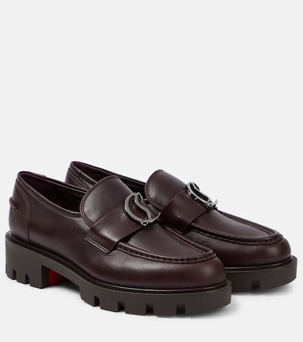 CL Moc Lug leather loafers - Christian Louboutin - Modalova