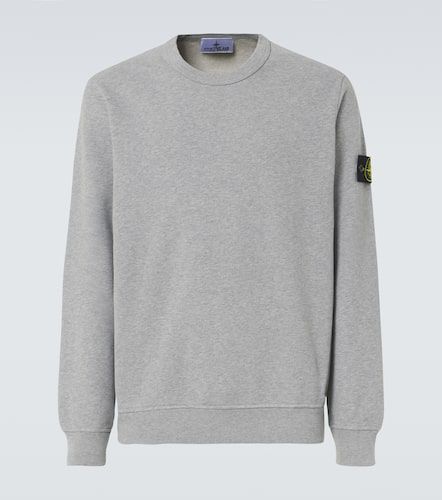 Compass cotton fleece sweatshirt - Stone Island - Modalova