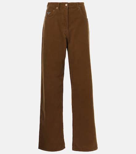 Pantalones anchos de pana de algodón - Prada - Modalova