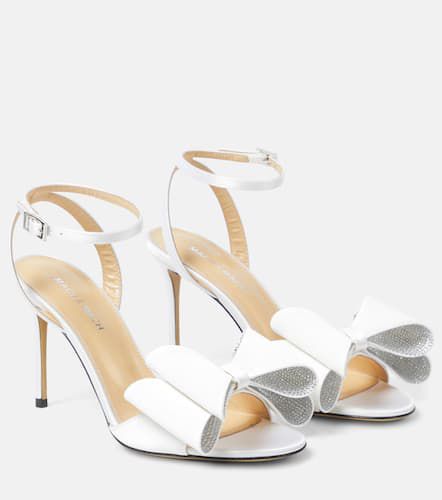 Le Cadeau bow-detail satin sandals - Mach & Mach - Modalova