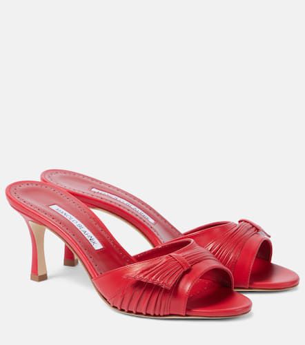 Mules Ebakmu 70 de piel - Manolo Blahnik - Modalova