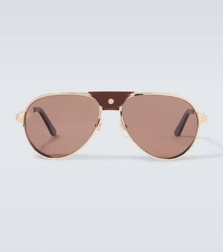 Santos De Cartier aviator sunglasses - Cartier Eyewear Collection - Modalova