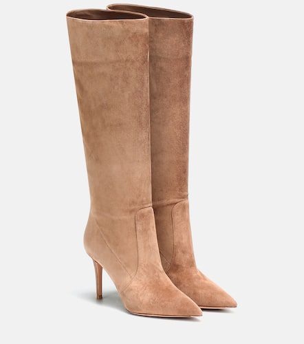 Stiefel aus Veloursleder - Gianvito Rossi - Modalova