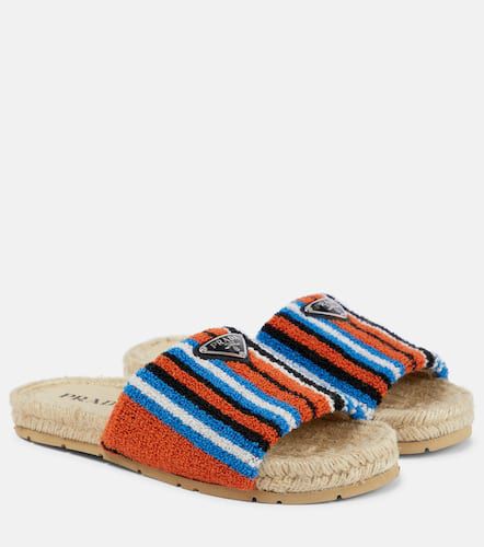 Prada Sandali espadrillas a righe - Prada - Modalova