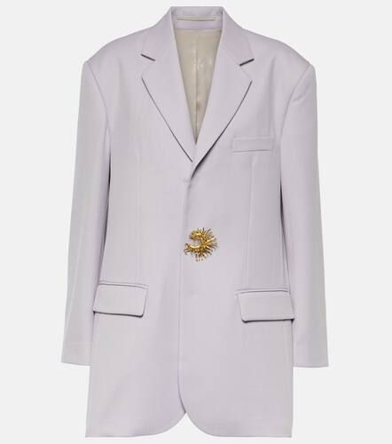 Blazer Wisteria in twill di misto lana - Jacques Wei - Modalova