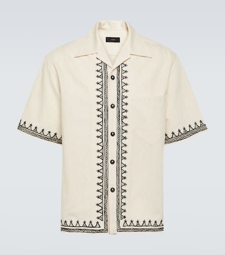 Akasha embroidered cotton-blend shirt - Alanui - Modalova