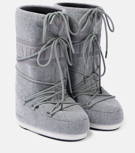 Botas de nieve Icon de fieltro - Moon Boot - Modalova