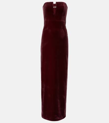 Embellished velvet bustier gown - Roland Mouret - Modalova