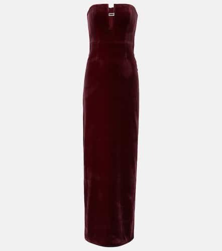 Embellished velvet bustier gown - Roland Mouret - Modalova