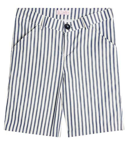 Romo striped cotton shorts - La Coqueta - Modalova