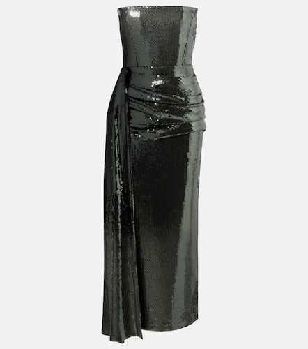 Vestido con corsé drapeado con lentejuelas - Alex Perry - Modalova