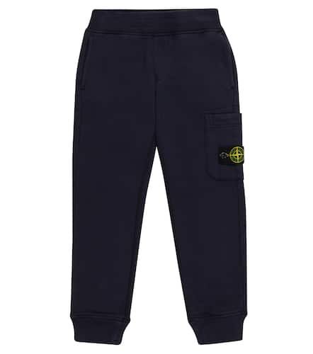 Jogginghose aus Baumwoll-Fleece - Stone Island Junior - Modalova