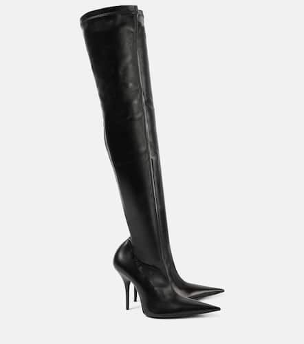 Avenue leather over-the-knee boots - Balenciaga - Modalova