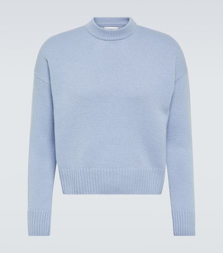 Cropped wool and cashmere sweater - Ami Paris - Modalova