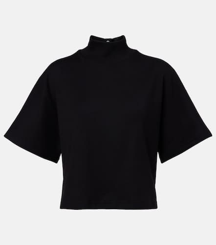 High-neck cotton jersey T-shirt - Alaia - Modalova