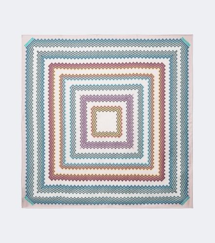Sciarpa in twill di seta a zig zag - Missoni - Modalova