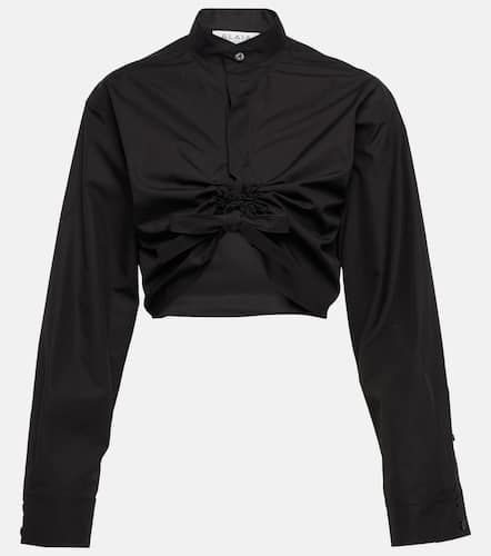 Alaia Cropped cotton shirt - Alaia - Modalova