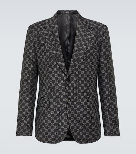 Gucci GG wool flannel blazer - Gucci - Modalova