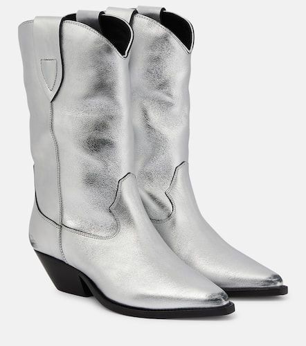 Botas cowboy Duerto de piel metalizada - Isabel Marant - Modalova