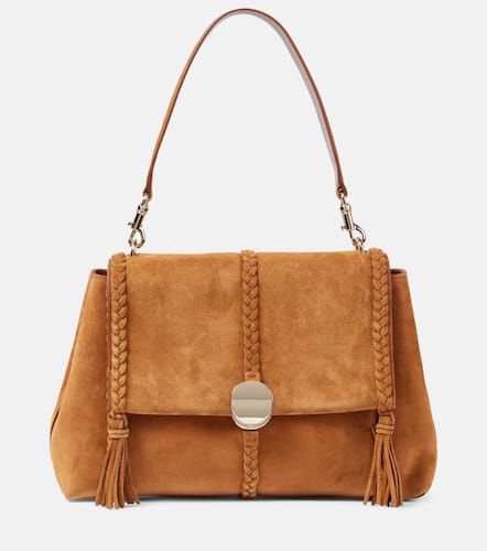 Chloé Borsa a spalla Penelope Medium in suede - Chloe - Modalova