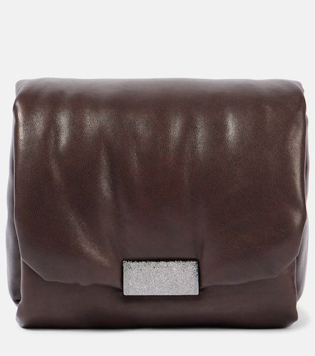 Small leather crossbody bag - Brunello Cucinelli - Modalova