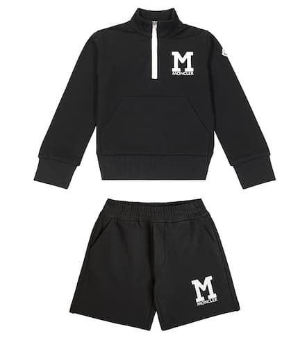 Set aus Sweatshirt und Shorts - Moncler Enfant - Modalova
