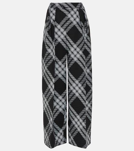 Burberry Weite Hose aus Wolle - Burberry - Modalova