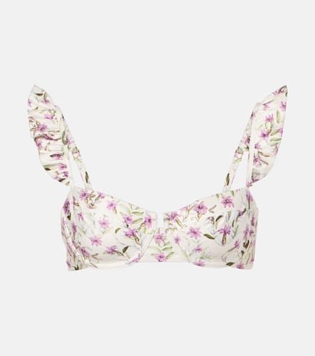 Kiwi printed bikini top - Agua by Agua Bendita - Modalova