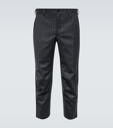 Comme des Garçons Deux Pantaloni dritti in lana a righe - Comme des Garcons Homme Deux - Modalova