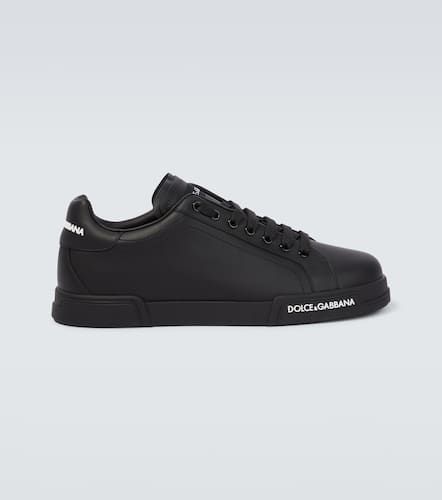 Dolce&Gabbana Logo leather sneakers - Dolce&Gabbana - Modalova