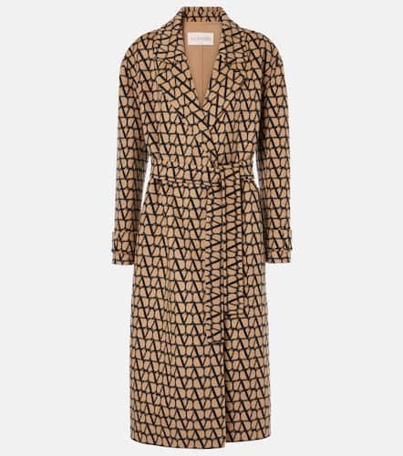 Toile Iconographe wool and silk coat - Valentino - Modalova