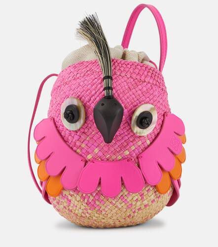 Bird Mini raffia crossbody bag - Loewe - Modalova