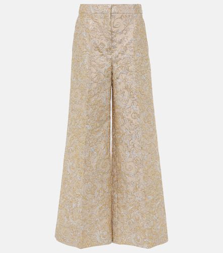 High-rise brocade flared pants - Stella McCartney - Modalova