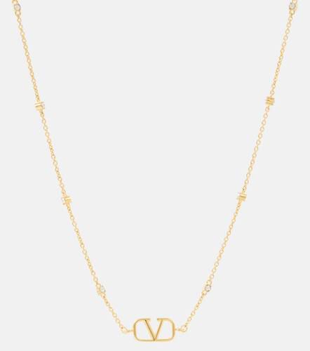 VLogo Signature embellished necklace - Valentino - Modalova