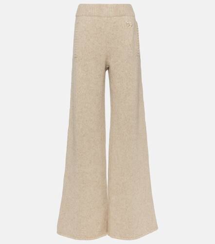 Weite Hose aus einem Wollgemisch - Dolce&Gabbana - Modalova