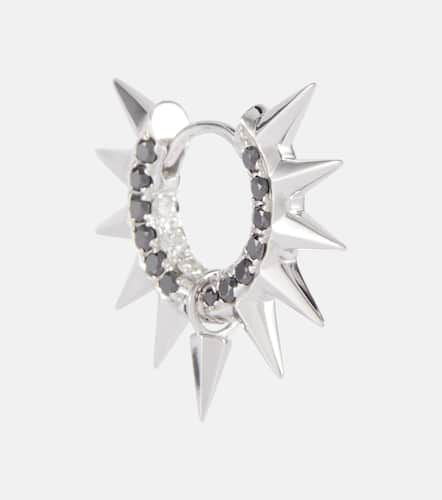 Mohawk 18kt white single earring with diamonds - Maria Tash - Modalova