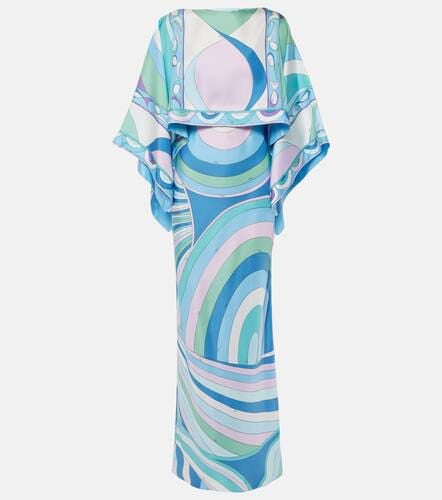 Set Iride aus Robe und Cape aus Seiden-Twill - Pucci - Modalova