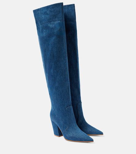 Botas mosqueteras Keinna 85 de denim - Gianvito Rossi - Modalova