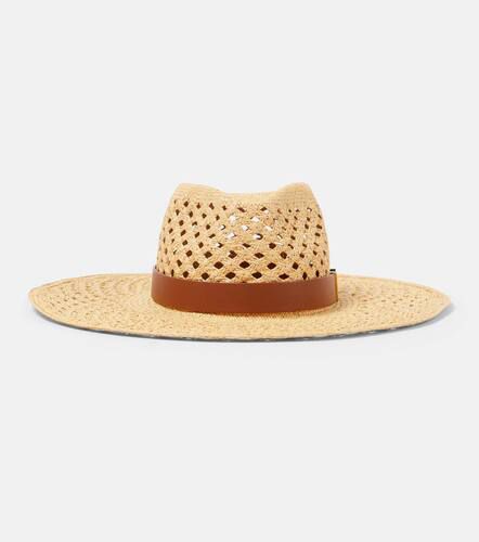 VGold raffia-effect Panama hat - Valentino - Modalova