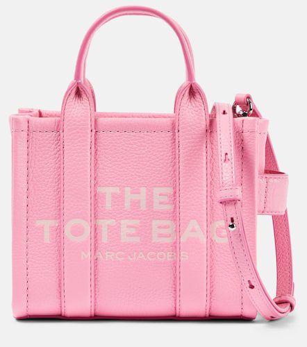 Mini logo leather tote bag - Marc Jacobs - Modalova