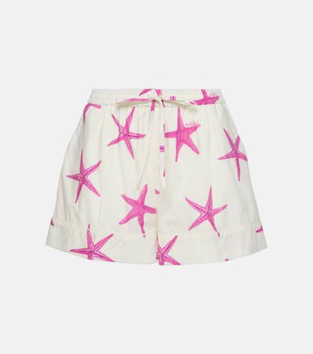 Starfish cotton poplin shorts - Valentino - Modalova