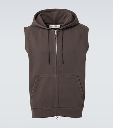 Motor cotton jersey zip-up vest - Our Legacy - Modalova